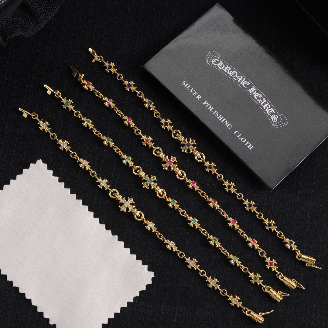 Chrome Hearts Diamond Bracelet