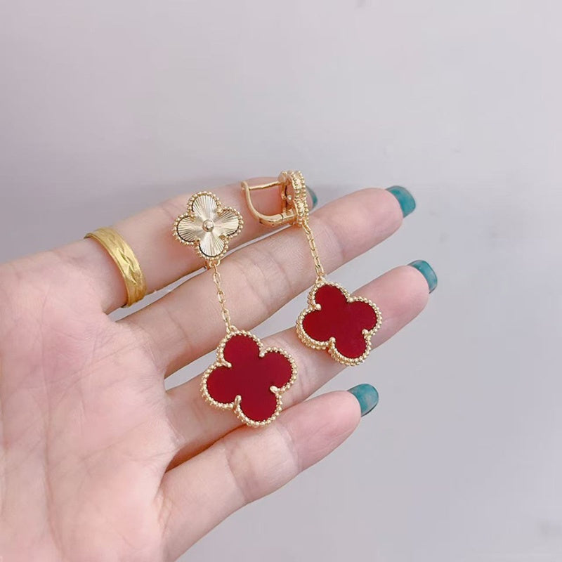 VCA Magic Alhambra 2 Motif Earrings